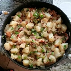 German potato salad with a few additions